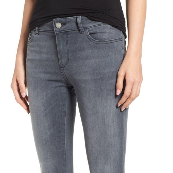 DL1961 Florence Instasculpt Skinny Jeans Webb Gray - Picture 3 of 8